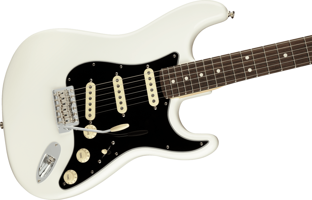 Fender USA American Performer Stratocaster®, Rosewood Fingerboard, Arctic White - Guitar Warehouse