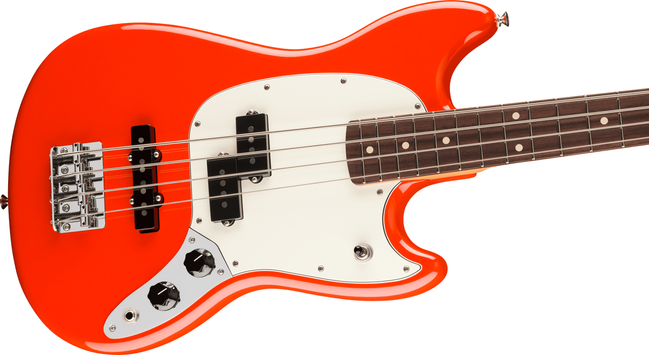 Fender Player II Mustang® Bass PJ, Rosewood Fingerboard, Coral Red