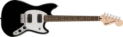 Fender Squier Bullet® Mustang® HH, Laurel Fingerboard, Black 24" Short Scale - Guitar Warehouse