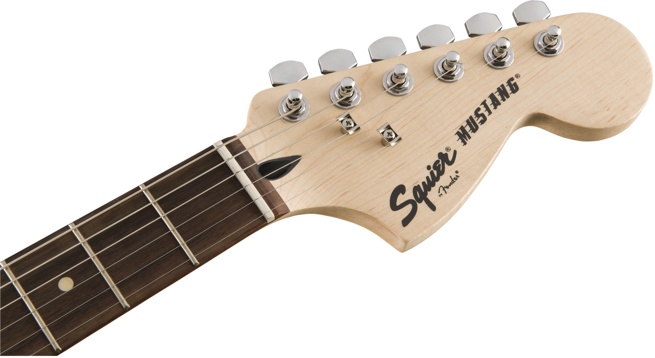 Fender Squier Bullet® Mustang® HH, Laurel Fingerboard, Black 24" Short Scale - Guitar Warehouse