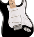 Squier Sonic™ Stratocaster®, Maple Fingerboard, White Pickguard - Black - Guitar Warehouse