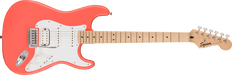 Squier Sonic™ Stratocaster® HSS, Maple Fingerboard, White Pickguard, Tahitian Coral - Guitar Warehouse