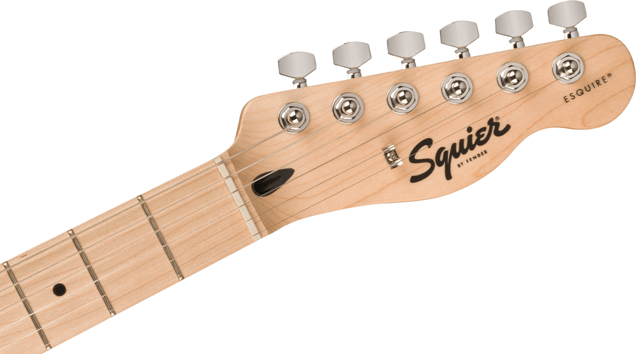 Fender Squier Sonic™ Esquire® H, Maple Fingerboard, Black Pickguard, Arctic White - Guitar Warehouse