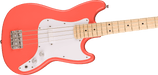 Fender Squier Sonic™ Bronco™ Bass, Maple Fingerboard, White Pickguard, Tahitian Coral - Guitar Warehouse