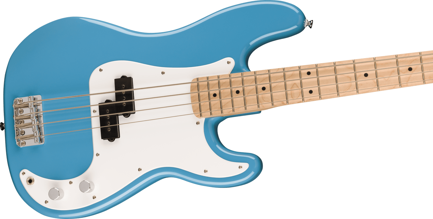 Fender Squier Sonic® Precision Bass®, Maple Fingerboard, White Pickguard, California Blue - Guitar Warehouse