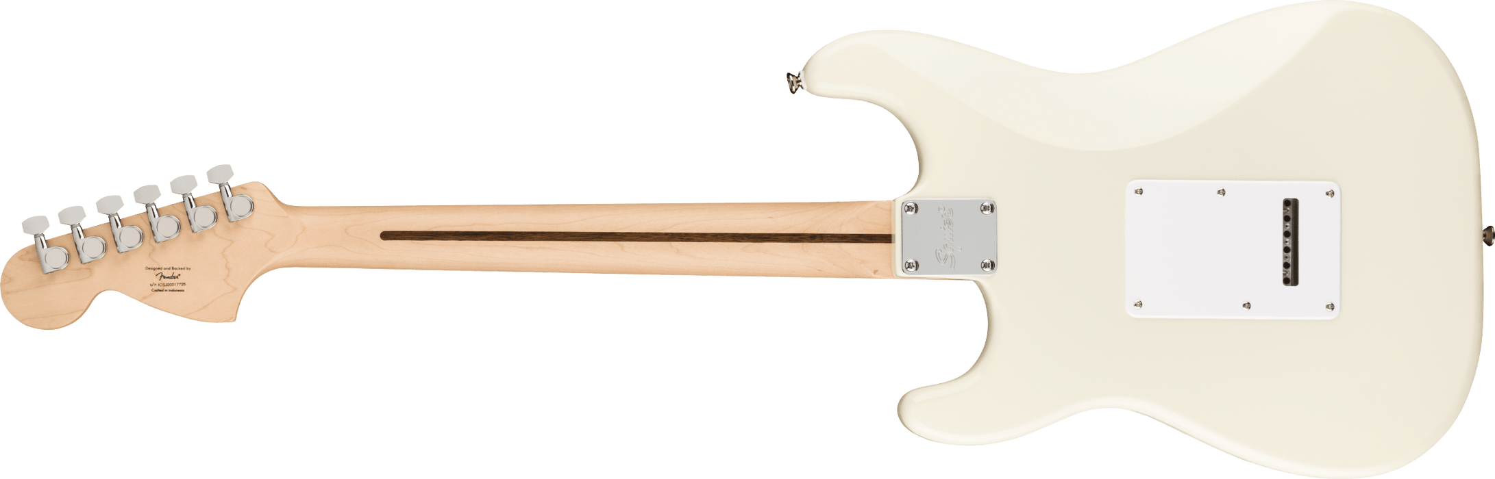 Fender Squier Affinity Series™ Stratocaster®, Maple Fingerboard, White Pickguard, Olympic White