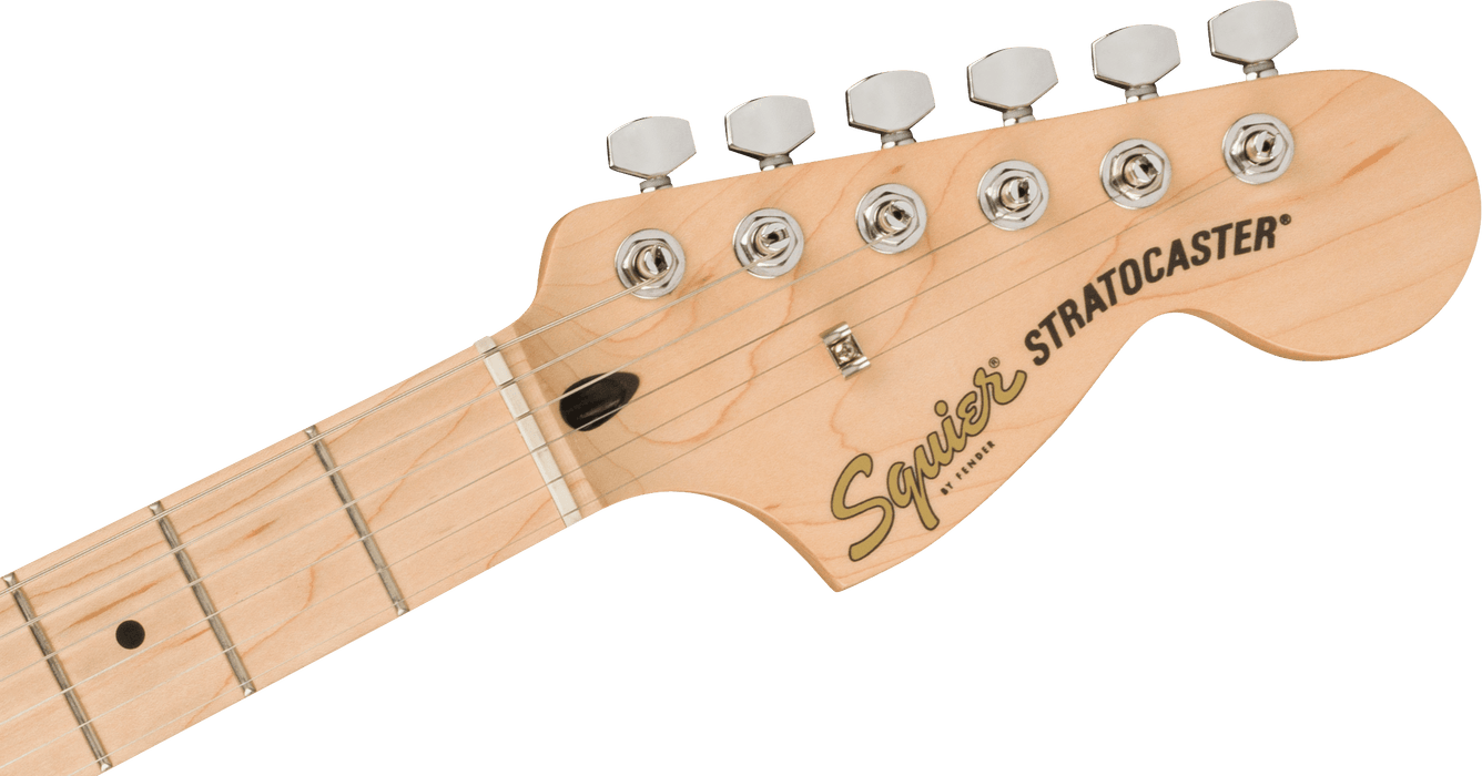 Fender Squier Affinity Series™ Stratocaster®, Maple Fingerboard, White Pickguard, Olympic White