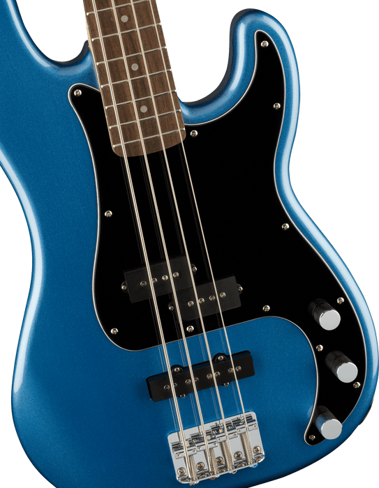 Fender Squier Affinity Series™ Precision Bass® PJ, Laurel Fingerboard, Black Pickguard, Lake Placid Blue - Guitar Warehouse