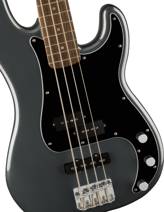 Fender Affinity Series™ Precision Bass® PJ, Laurel Fingerboard, Black Pickguard, Charcoal Frost Metallic - Guitar Warehouse