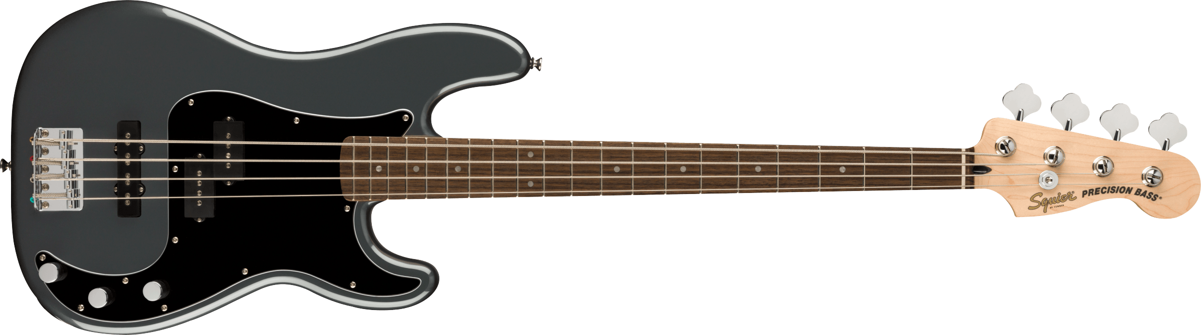 Fender Affinity Series™ Precision Bass® PJ, Laurel Fingerboard, Black Pickguard, Charcoal Frost Metallic - Guitar Warehouse