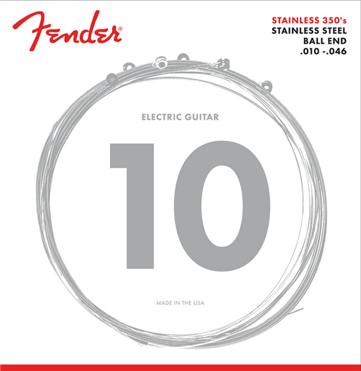 Fender Stainless 350's - Stainless Steel Strings 10-46 - Guitar Warehouse