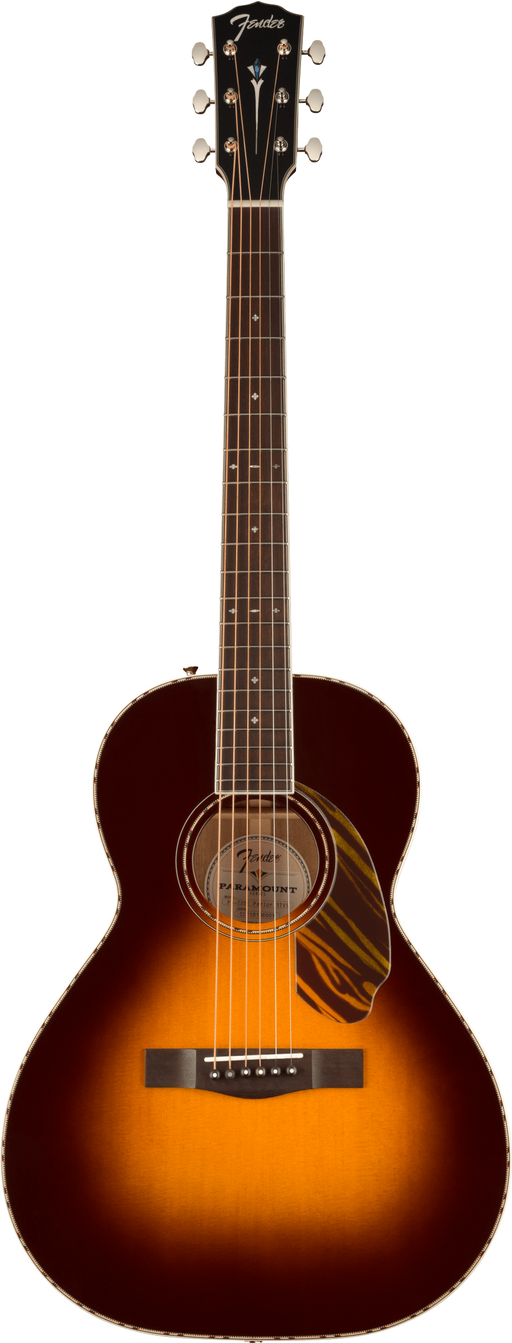 Fender PS-220E Parlor, Ovangkol Fingerboard, 3-Color Vintage Sunburst - Guitar Warehouse