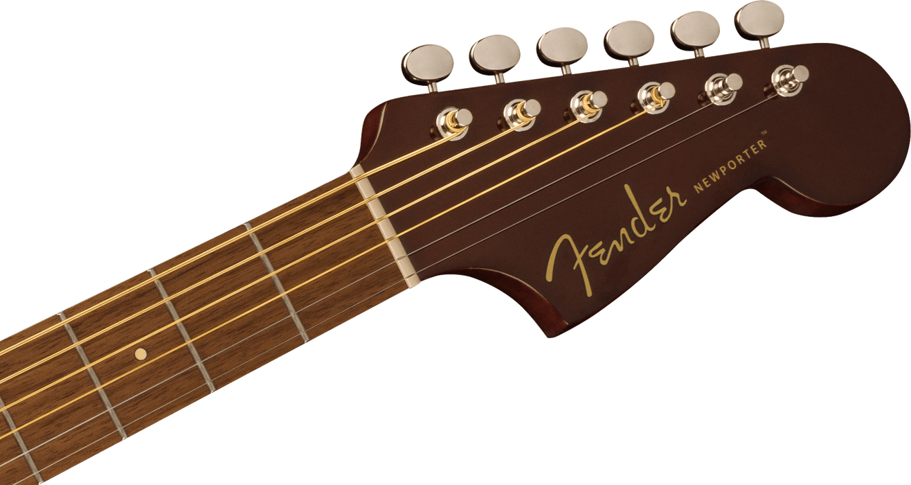 Fender Newporter Player, Walnut Fingerboard, Gold Pickguard, Sunburst - Guitar Warehouse