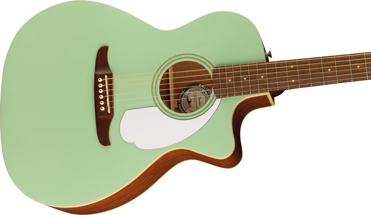 Fender Newporter Player, Walnut Fingerboard, White Pickguard, Surf Green - Guitar Warehouse