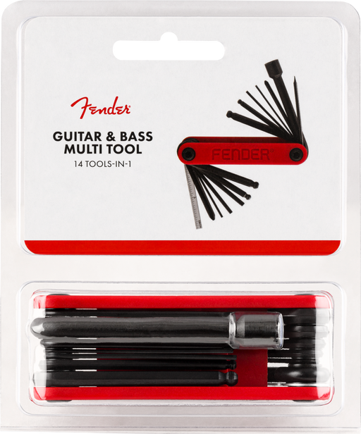 Fender Guitar & Bass 14 in 1 Multi-Tool - Guitar Warehouse