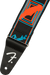 Fender Neon Monogrammed Strap, Blue and Orange, 2" - Guitar Warehouse