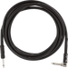 Fender Professional Series Instrument Cable, Straight-Angle, 10', Black - Guitar Warehouse