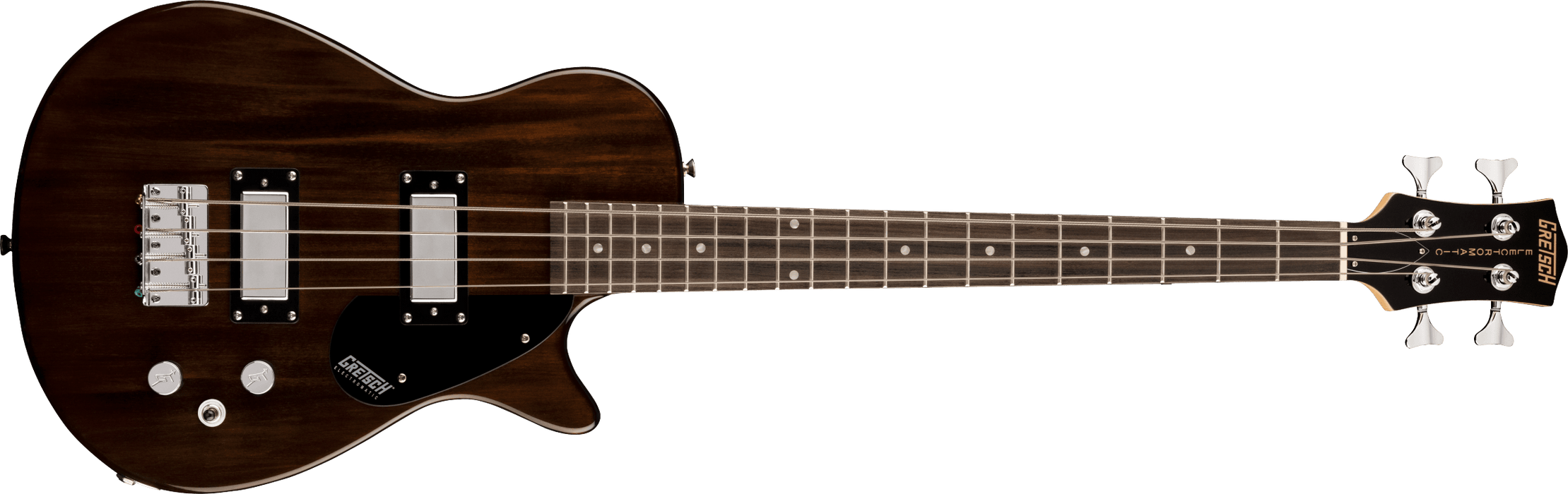 Gretsch G2220 Electromatic® Junior Jet™ Bass II Short-Scale, Black Walnut Fingerboard, Walnut Stain - Guitar Warehouse