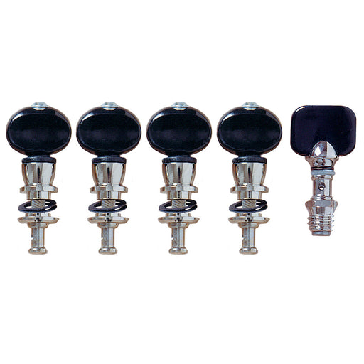 Grover Champion Banjo Pegs (Set of 5) ~ Nickel