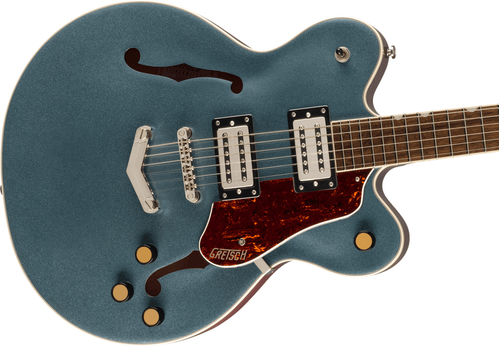 Gretsch G2622 Streamliner™ Center Block Double-Cut with V-Stoptail, Laurel Fingerboard, Broad’Tron™ BT-3S Pickups, Gunmetal - Guitar Warehouse