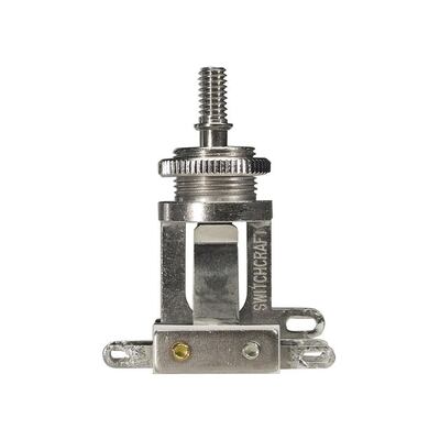 Switchcraft Toggle Switch 3-way - Nickel, No Cap - Guitar Warehouse