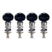 Grover Champion Banjo Pegs (Set of 4) ~ Nickel