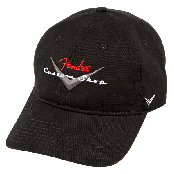 Fender® Custom Shop Baseball Hat, Black, One Size Fits Most