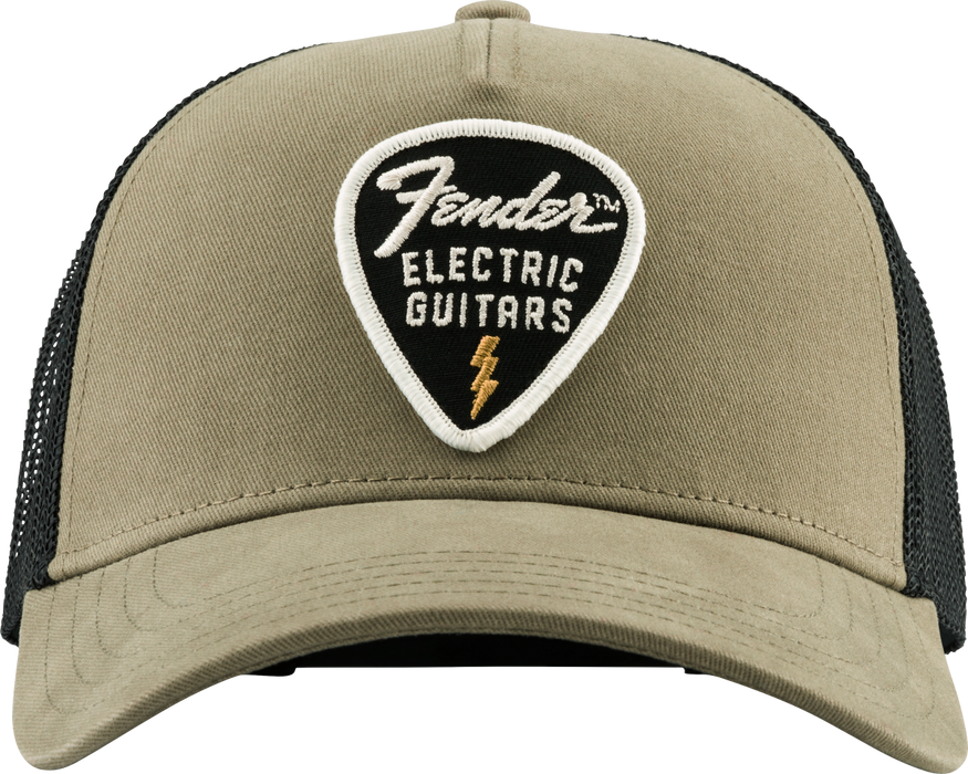 Fender™ Snap Back Pick Patch Hat, Olive