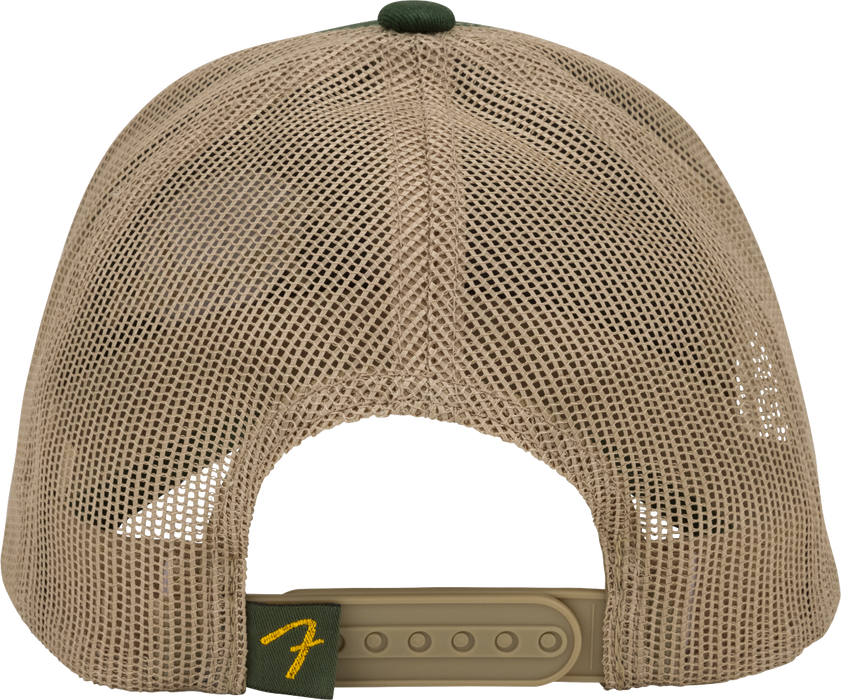 Fender® Globe Pick Patch Hat, Green/Khaki, One Size