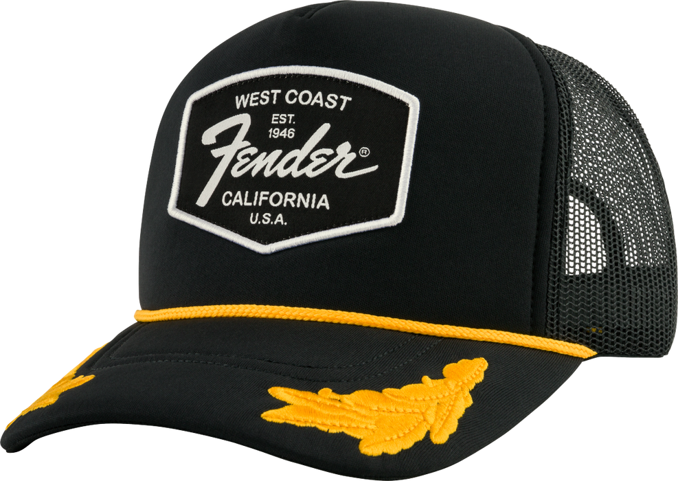 Fender® Scrambled Eggs Hat, Black