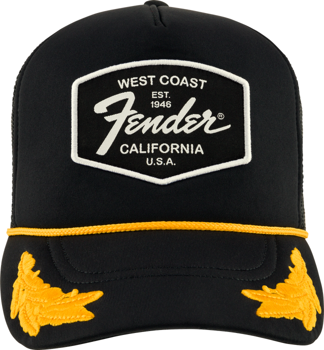 Fender® Scrambled Eggs Hat, Black