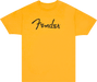 Fender® Spaghetti Logo T-Shirt, Butterscotch Blonde - Guitar Warehouse