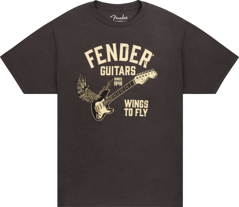 Fender® Wings To Fly T-Shirt, Vintage Black