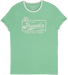 Fender® Beer Label Men's Ringer Tee, Sea Foam Green/White - Guitar Warehouse