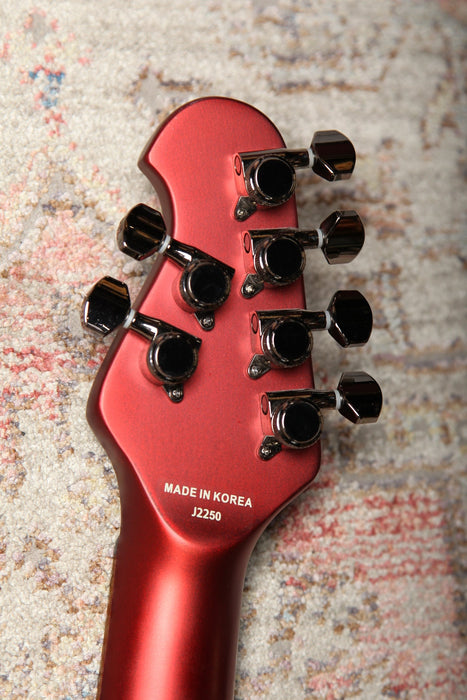 Pre-Owned Sterling by Music Man Majesty MAJ100 - Ice Crimson Red - John Petrucci Signature Guitar - Guitar Warehouse