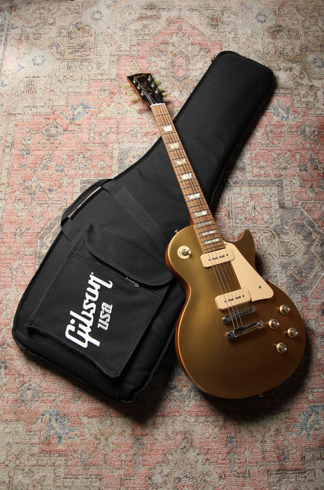 Pre-Owned 2011 Gibson Les Paul '60s Tribute - Gold Top w/P90s - w/Gibson USA Soft Case - Guitar Warehouse