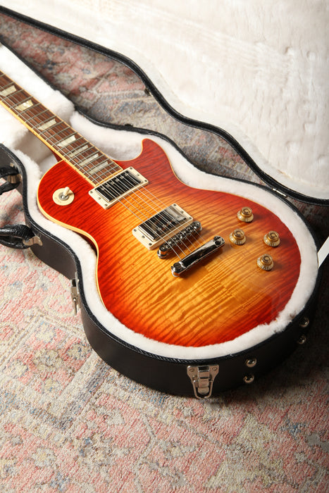 2007 Gibson Les Paul Standard AAA Flame Top - Heritage Cherry Burst - Guitar Warehouse