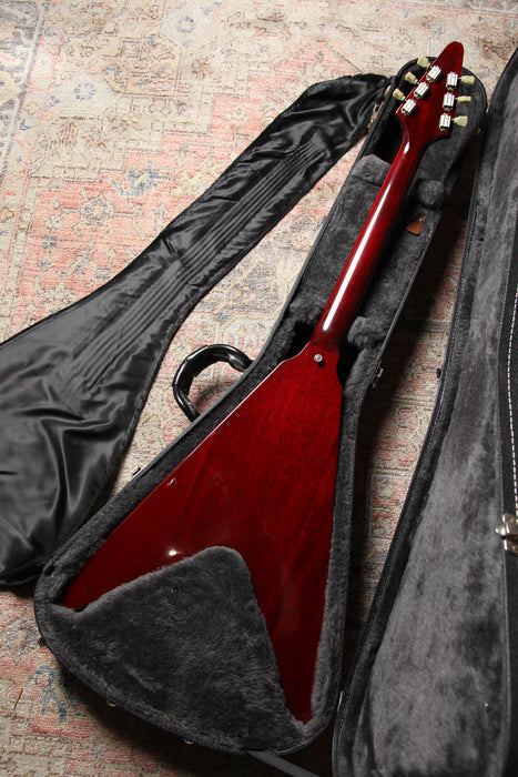 2004 Gibson Flying V 1967 RI - Cherry w/Gibson Hardcase - Guitar Warehouse