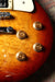 Pre-owned Vintage LP V100 Electric Guitar Re-issue - Cheery Flame Burst - Guitar Warehouse