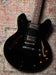 Pre-Owned Epiphone Semi-Hollow 335 Dot - Gloss Black - Guitar Warehouse