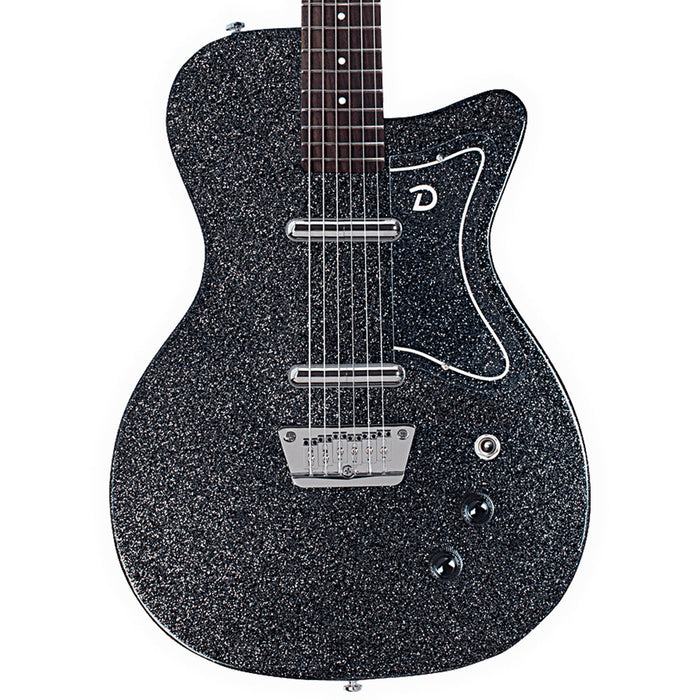 Danelectro '56 Baritone Electric Guitar ~ Black Sparkle