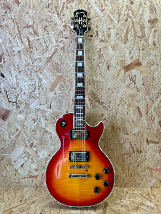 2008 Epiphone Les Paul Custom Cherry Sunburst - Pre-owned