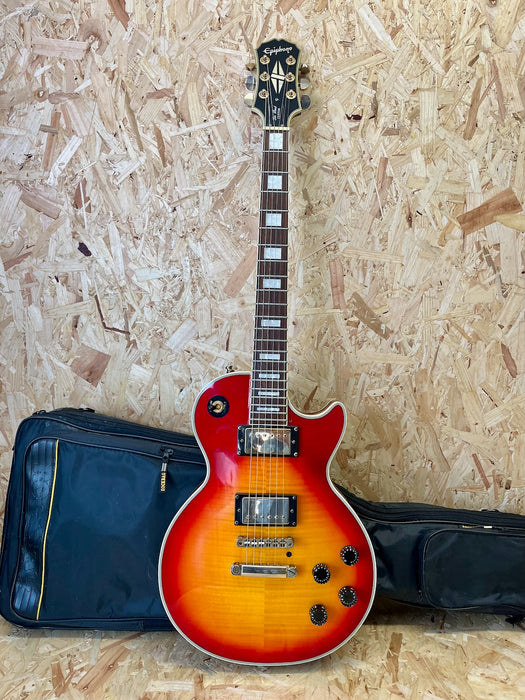 2008 Epiphone Les Paul Custom Cherry Sunburst - Pre-owned