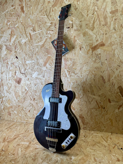 Hofner Ignition Special Edition (SE) Club Hollow Body Bass - Black - (B-Stock)