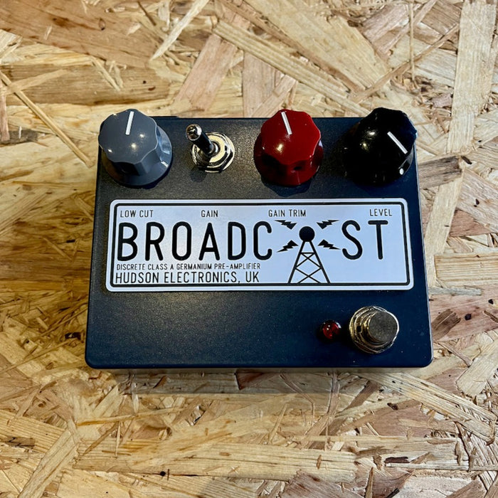 Hudson Electronics Broadcast Germanium | Built by Founder! Pre-Amp Boost/Drive Pedal - Pre-Owned