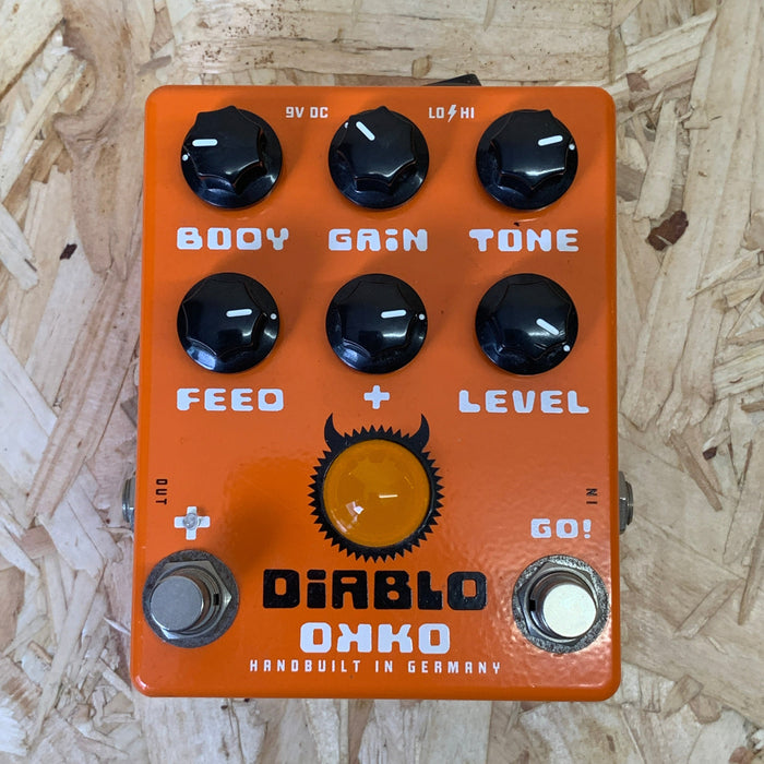 OKKO FX Diablo Two Channel Overdrive Pedal - Pre-owned