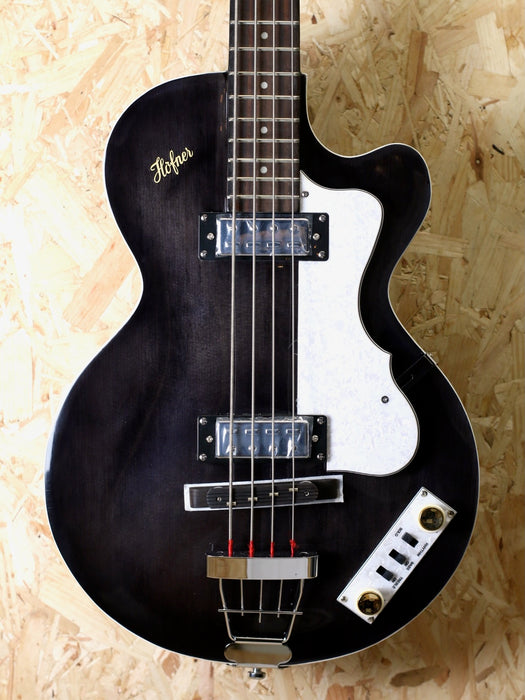 Hofner Ignition SE Club Hollow Body Bass - Black - (B-Stock)