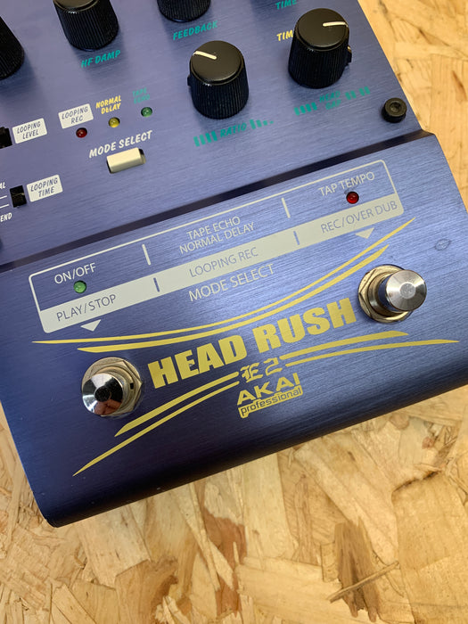 AKAI HEAD RUSH E2 Looper Pedal - Pre-owned