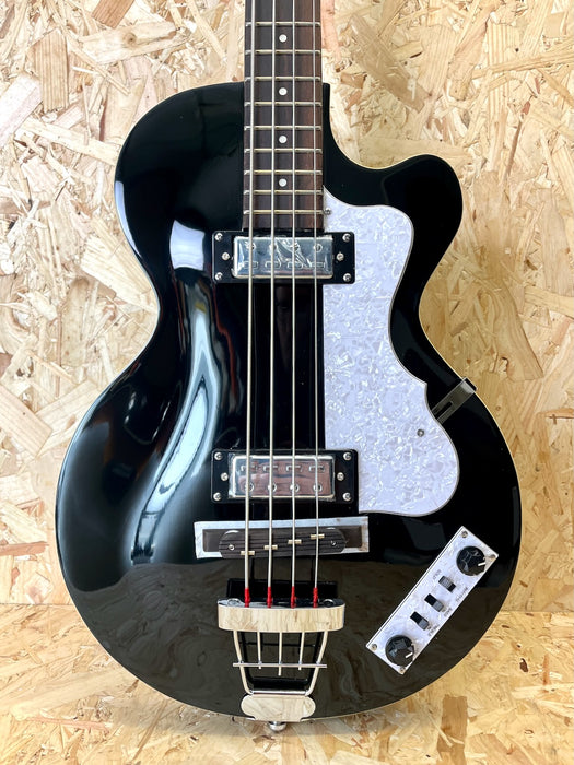 Hofner Ignition SE Club Hollow Body Bass - Solid Black - (B-Stock)