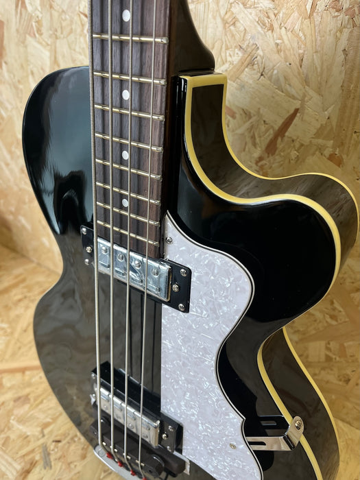 Hofner Ignition SE Club Hollow Body Bass - Solid Black - (B-Stock)